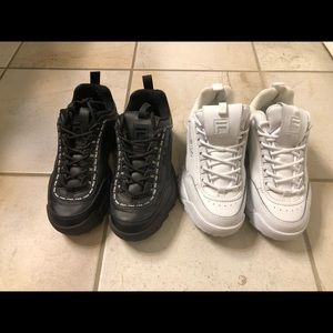 Fila disruptor 2 pairs, great condition